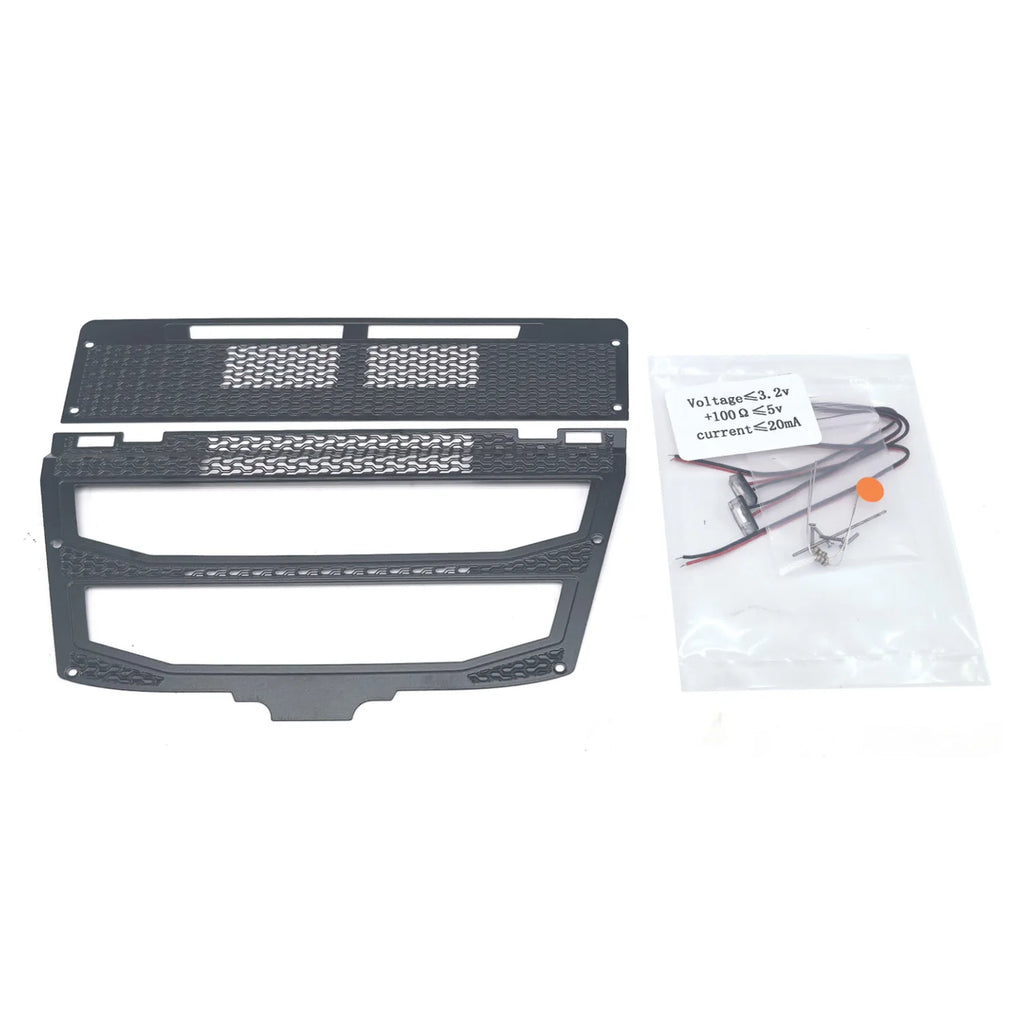 Upgrade Accessories Intake Cover LED Part  For Toy 1/14 DIY TAMIYA 56362 RC Recovery Truck Car Radio Timber Lorry 56360 56365