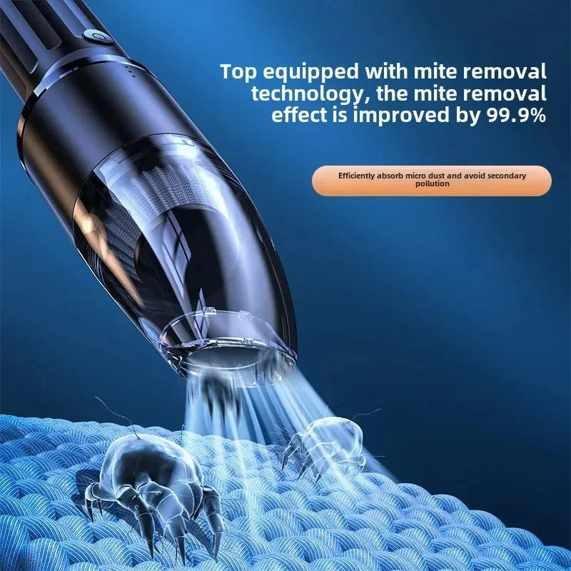 Home Car Wireless Car Vacuum Cleaner High Power Indoor Handheld for Sedan Cars Motorcycle Equipment Accessories Electronic Parts