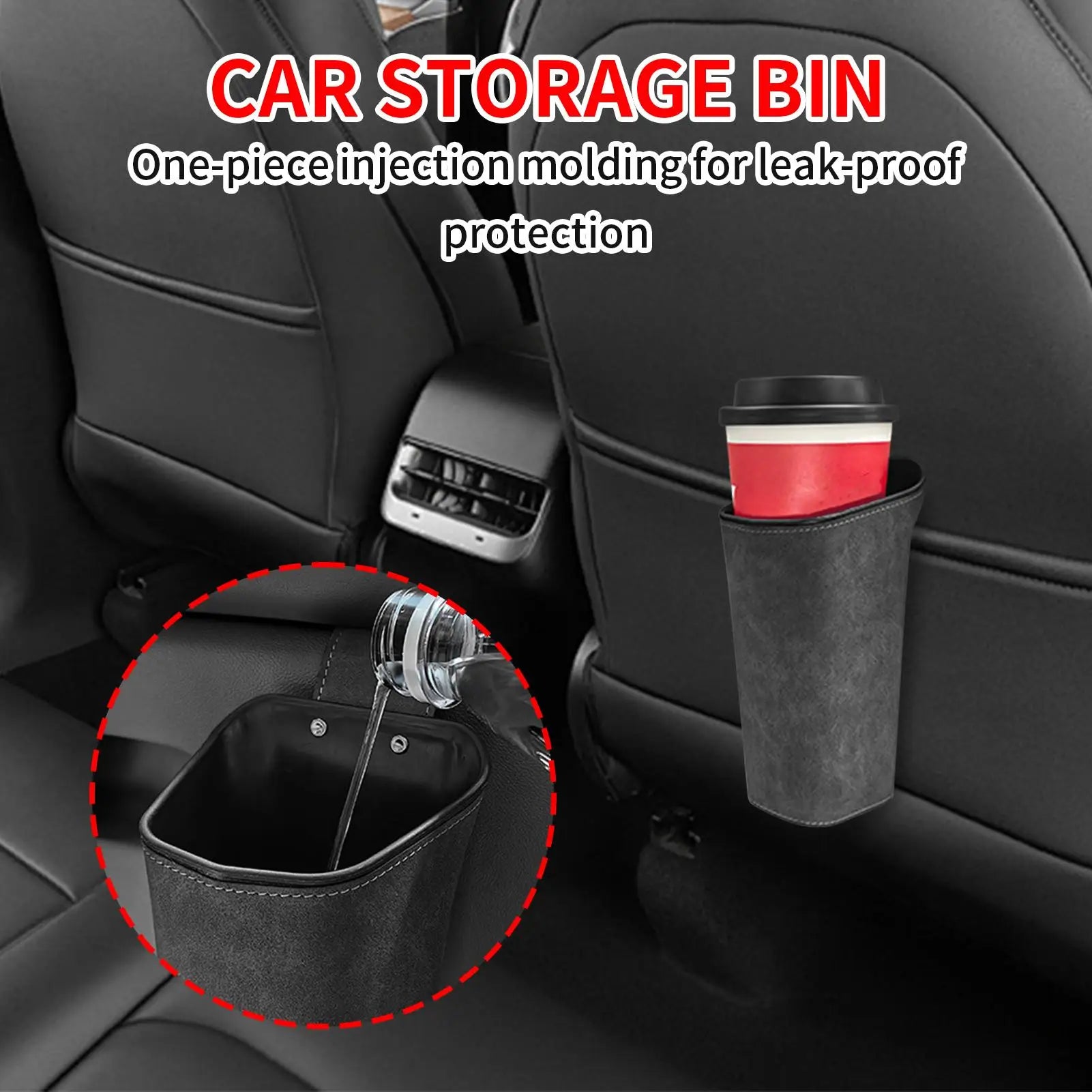 Car Umbrella Storage Bucket Car Storage Holder For Umbrella Car Rear Seat Clip On Umbrella Rack Car Interior Accessories
