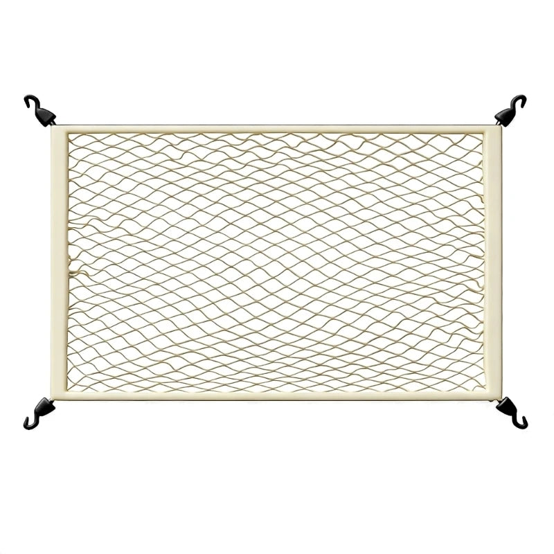 652F Heavy Duty Cargo Net Secure Item Holder Net for Truck Bed with Reinforced Construction Secure Storage in Harsh Weather