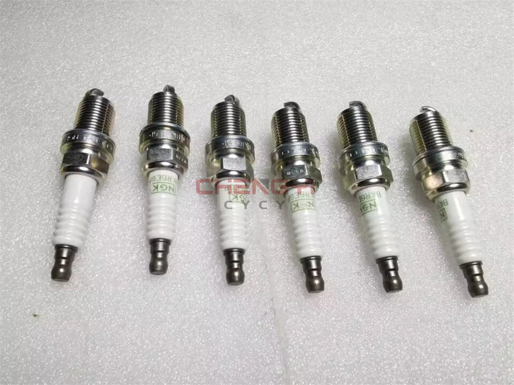 6PCS 6G72 Spark Plug For Pajero Montero K96W V43W V63W V73W V93W MS851335 MS851368 BKR6EGP (Platinum)