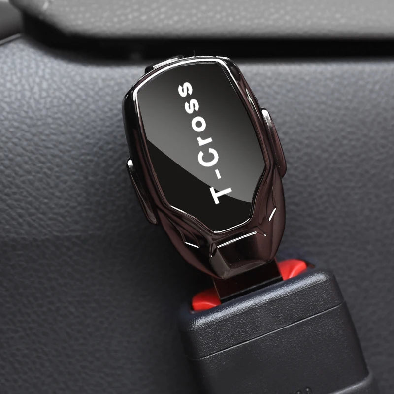 Car Seat Belt Metal Jewelry Seat Belt Accessory Extender for T-CROSS TCROSS Accessories