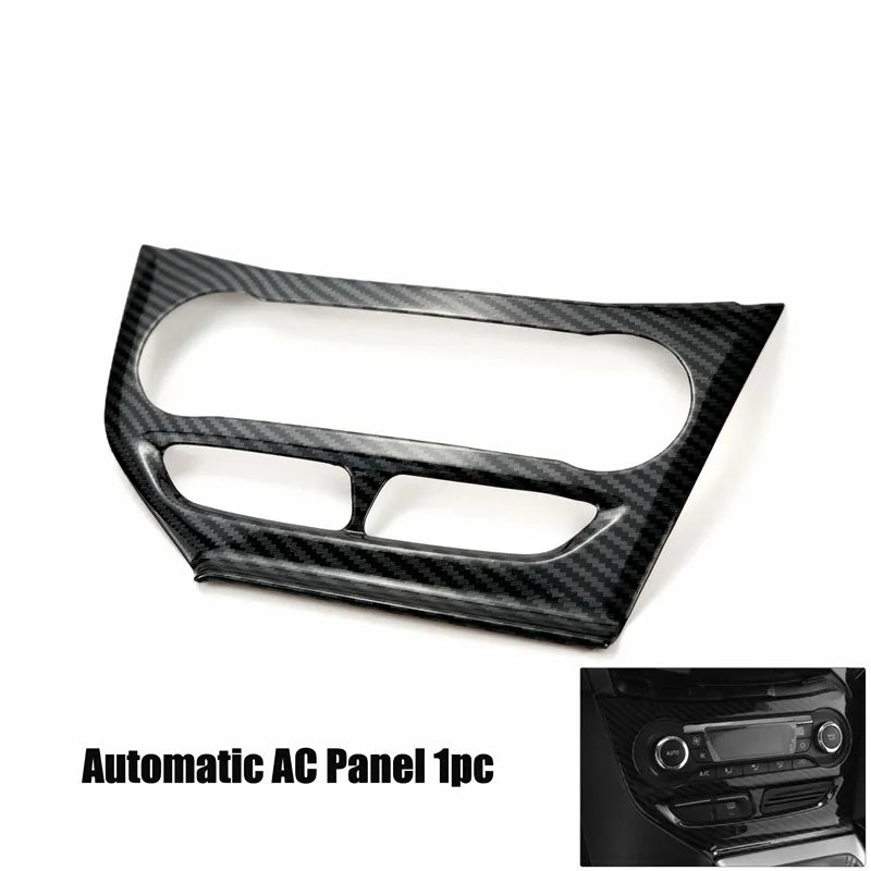 Accesorios de estilo de coche, embellecedor decorativo de fibra de carbono para Ford Focus 3 mk3 Sedán Hatchback 2012-2014