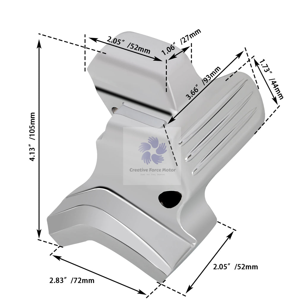 Engine Starter Cover Motorcycle Parts Decorate For Harley Touring Electra Glide CVO Road King Street Glide Trikes FLRT 2007-2016