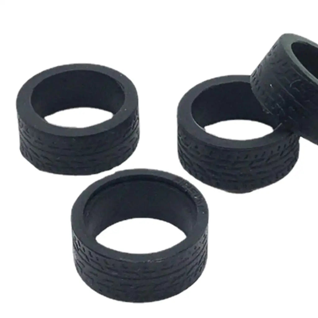 Racing Car Rubber Tires Wheel Tyres for WLtoys K969 K989 K999 1/28 4WD Racing Car Hobby Model Spare Parts Accessories