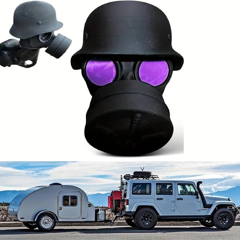 Trailer Hitch Cover With Steel Helmet  Heavy Duty Trailer Coupler Hitch Cover Universal Fit Trucks/SUV Towing Accessories Dropsh