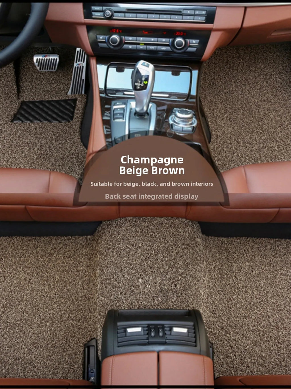 Thiened Single Piece Car Floor Mat for Driver  Universal Carpet for Front And Rear s ible with Various Car Mo...