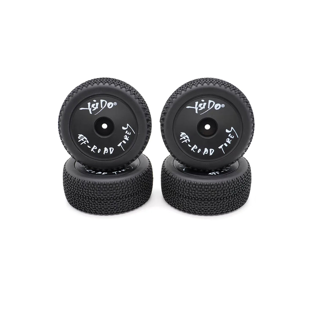 Front Rear Tires Wheel Tyre for Wltoys 144001 144010 124016 124017 124010 ZD Racing BX12 1/12 1/14 RC Off-Road Car Upgrade Parts