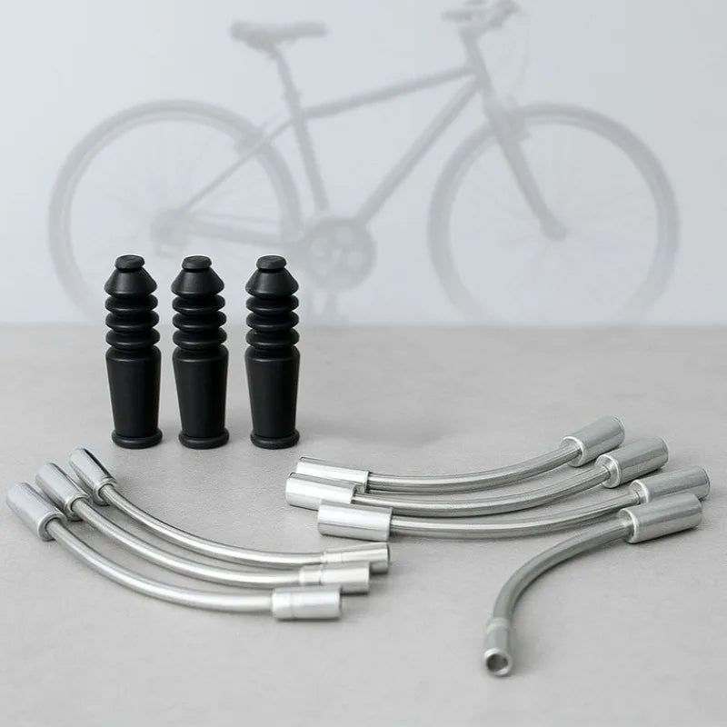 V-Brake Noodles Bend Tube Cable Guide Rubber Head Hose Dust Cover Brake Wire Protection Cover Parts MTB Accessory
