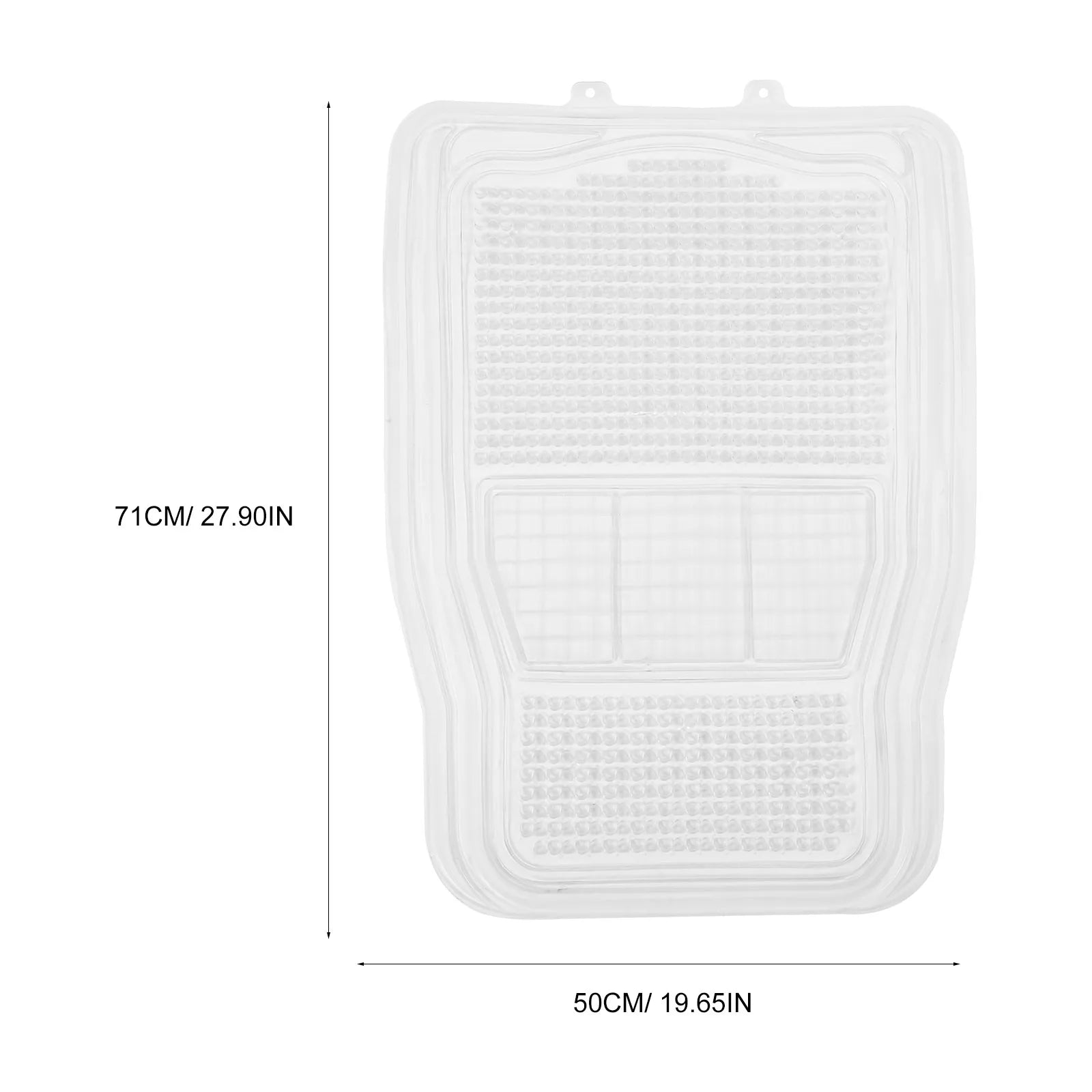 Car Floor Mat Transparent Silicone Foot Mats Car Floor Mats For Front Seat Easy To Clean Pvc Soft Gel Car Accessories Full Sets