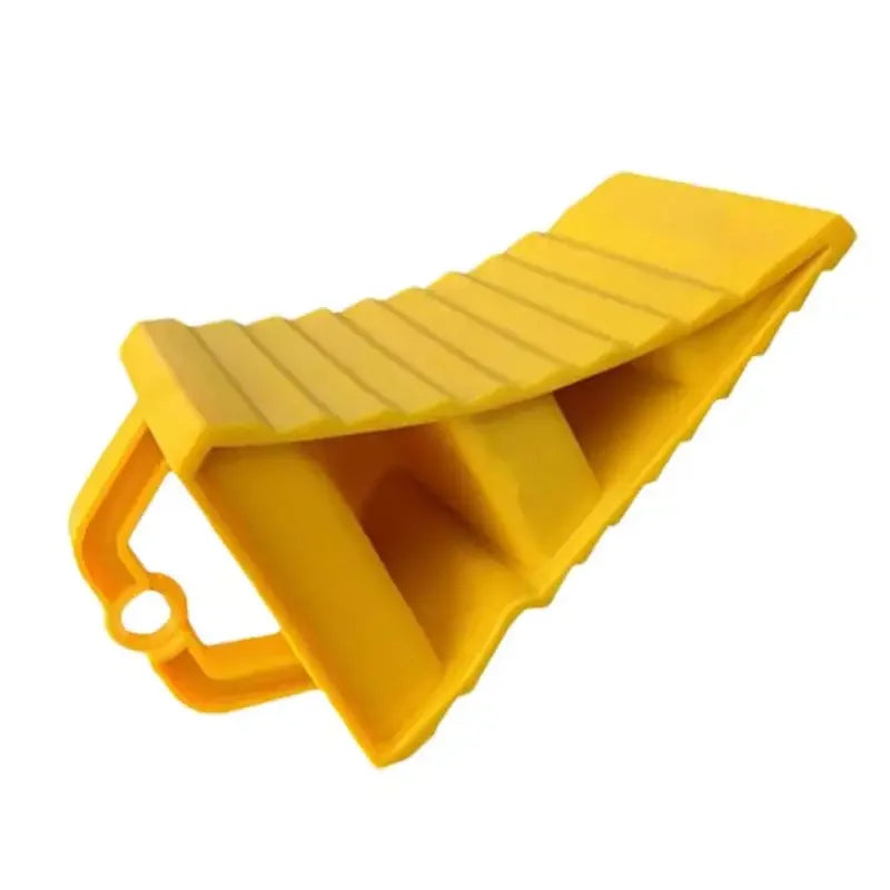 Portable Car Wheel Chock Anti Slip Tire Stop Block Heavy Duty Parking Wedge Truck Trailer RV Safety Portable Vehicle Accessory