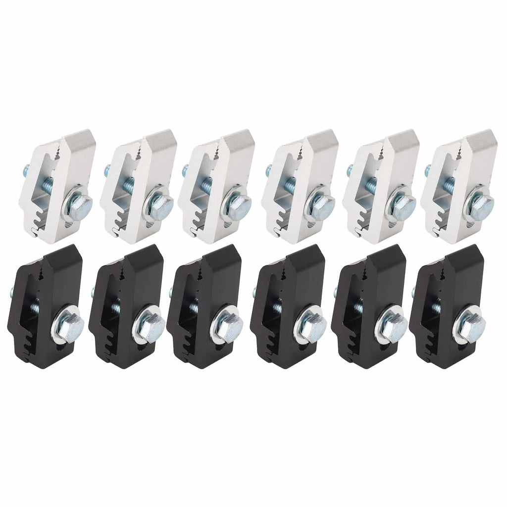6Pcs/Set Aluminum Truck Bed Mounting Clamps Fasteners Kits 1112514 For Trucks Roof Covers And Camper Accessories