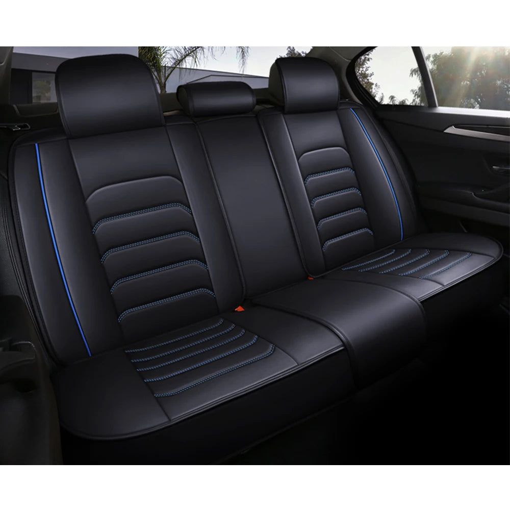 Leather Car Seat Cover for Mitsubishi ASX Lancer 9 10 Pajero 4 2 Sport l200 Outlander xl Montero Carisma Mirage Auto Accessories