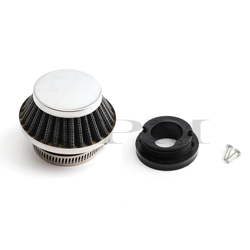 42mm Air Filter with Connector For Pocket Bike Minimoto Quad ATV Dirt Bike Go Kart Buggy 47cc 49cc 2 stroke engine carburetor