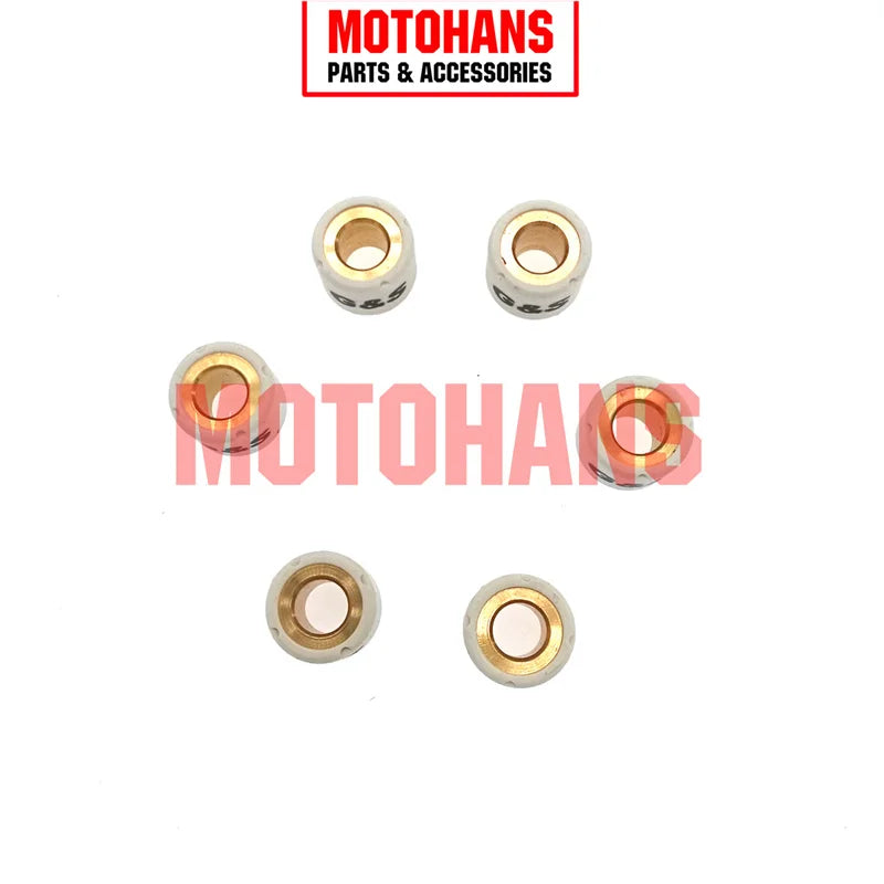 MOTORCYCLE PARTS 18X14 14G COPPER ROLLER WEIGHT FOR GY6 125CC GY6 150CC 152QMI 157QMI 4T ENGINE CHINESE SCOOTERS ATV QUAD