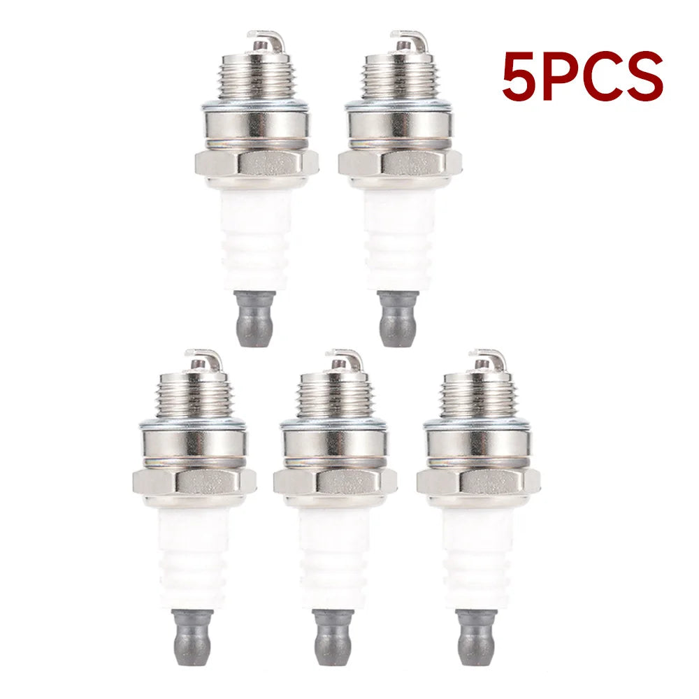 1/5Pcs Mower Flower Spark Plug RJ19LM BR2LM Lawn Mower Spark Plugs for Briggs & Stratton Engines Motors Power DIY Accessories