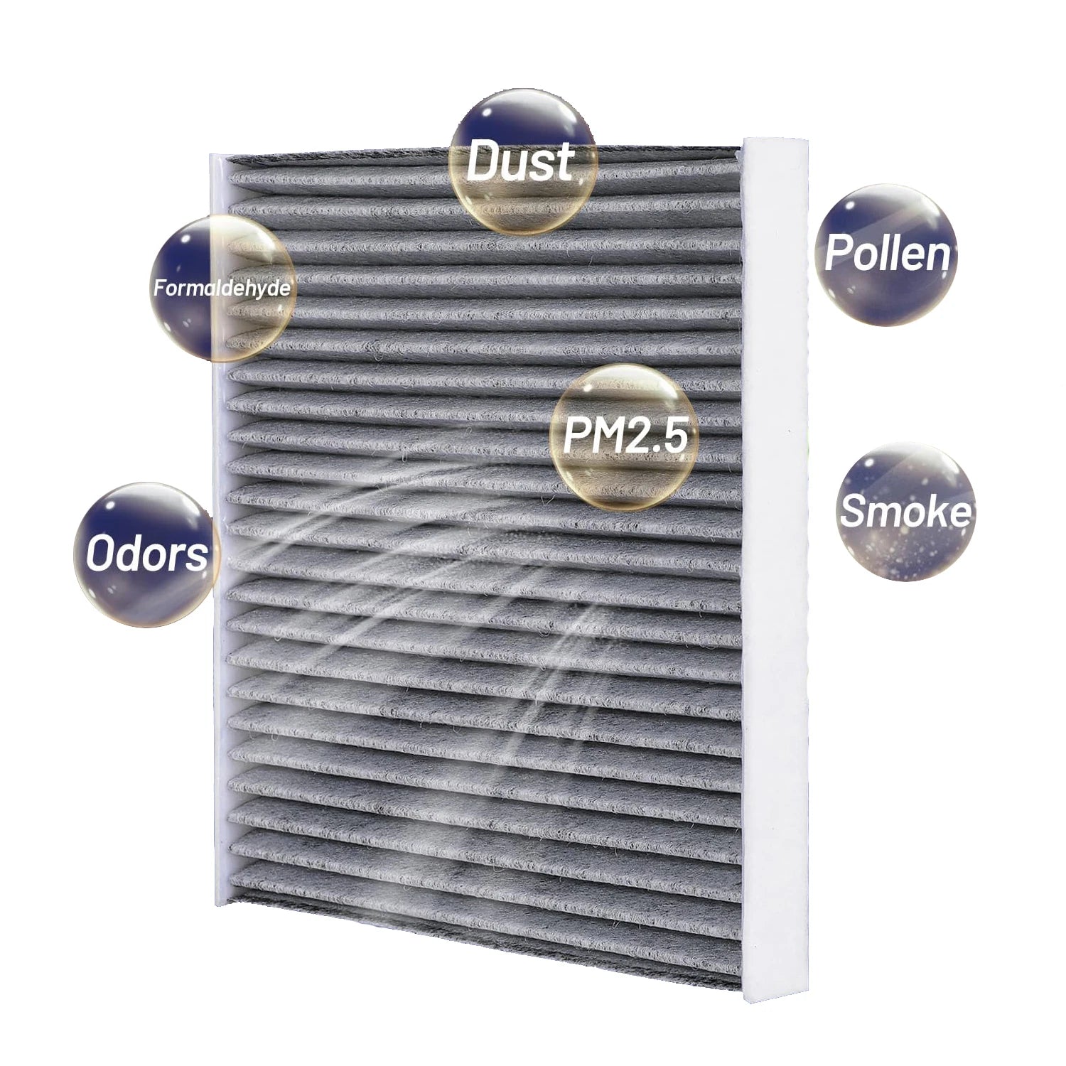 Cabin Filter For Audi A3 8P 2003-2013/S3 Quattro 2006-2012/Audi TT 8J 2006-2014/Roadster 2007-2014 1Pcs White Silk Pollen Filter