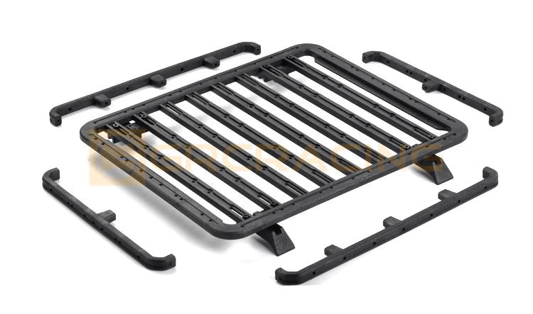 Roof Luggage Rack for 1/10 RC Crawler Car Traxxas TRX4 Defender TRX6 AXIAL SCX10 II 90046 Diy Parts