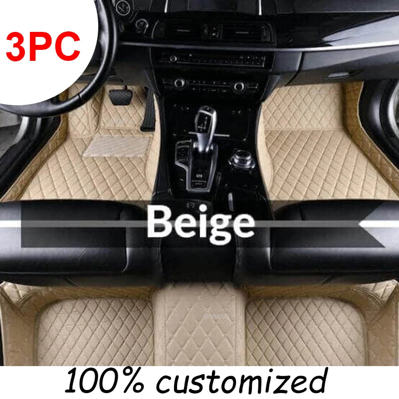 Car Floor Mats For Mazda2 Mazda 2 Demio  DJ DL 2015~2022 Leather Mat Rugs Carpets Interior Parts Car Accessories