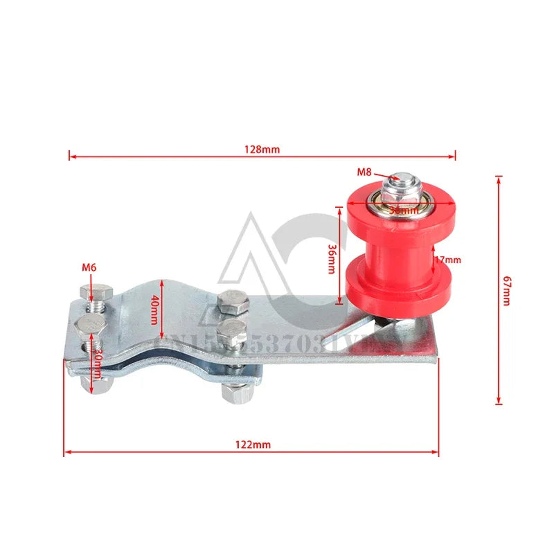 Motorized Bicycle Bike Idler Pulley Chain Tensioner Roller For 80cc Engines Motorized Bikes Moped Parts