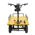 High Load Flatbed Trolley/garden Tool Cart Car Electric Flat Cargo Electric Flatbed Truck Handling Warehouse Cargo Pulling
