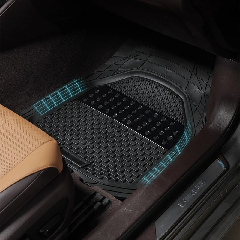Car Floor Mats Are Waterproof, Wear-Resistant and Dirt-Resistant, and Can Be Cut at Will Pvc Non-Slip Universal Floor Mats