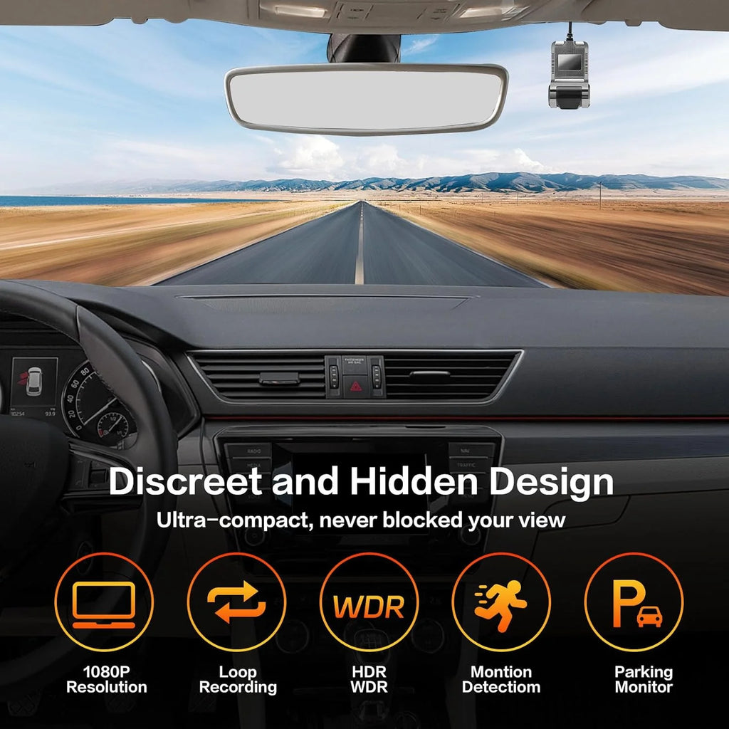 Car DVR Dash Cam Full HD 1080P Dash Cam For DVD Android Player ADAS LDWS Navigation Unit Auto Audio Voice Alarm Video Recording