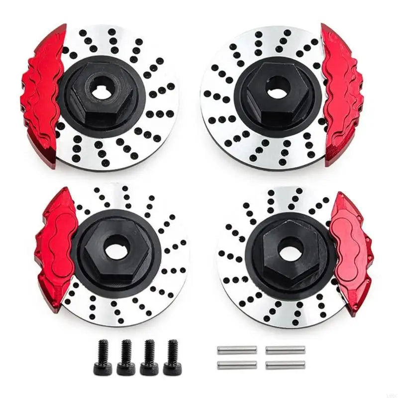 Traxxas 1/10 4-Tec Drift Car Brake Discs Set 8352+8367 - High-Performance Front/Rear Alloy Discs for Smooth Drifting