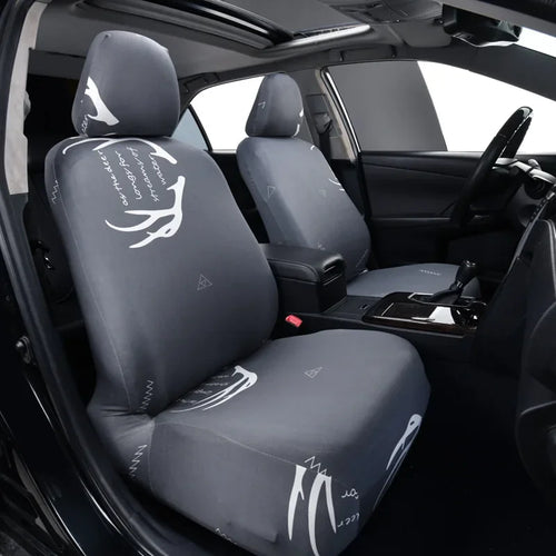 2025 new car seat protective cover elastic one-piece seat cushion cover four seasons universal main and co-pilot one seat cover