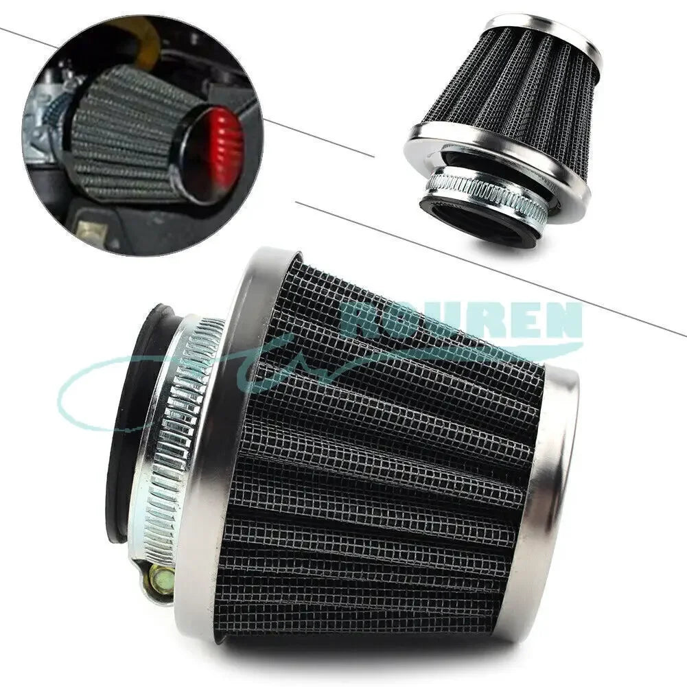 Motorcycle Air Filter Suitable For ATV Scooters Pit Bikes Karts Four-Wheelers 35mm38mm42mm45mm 48mm 50mm 54mm 58mm 60mm Straight
