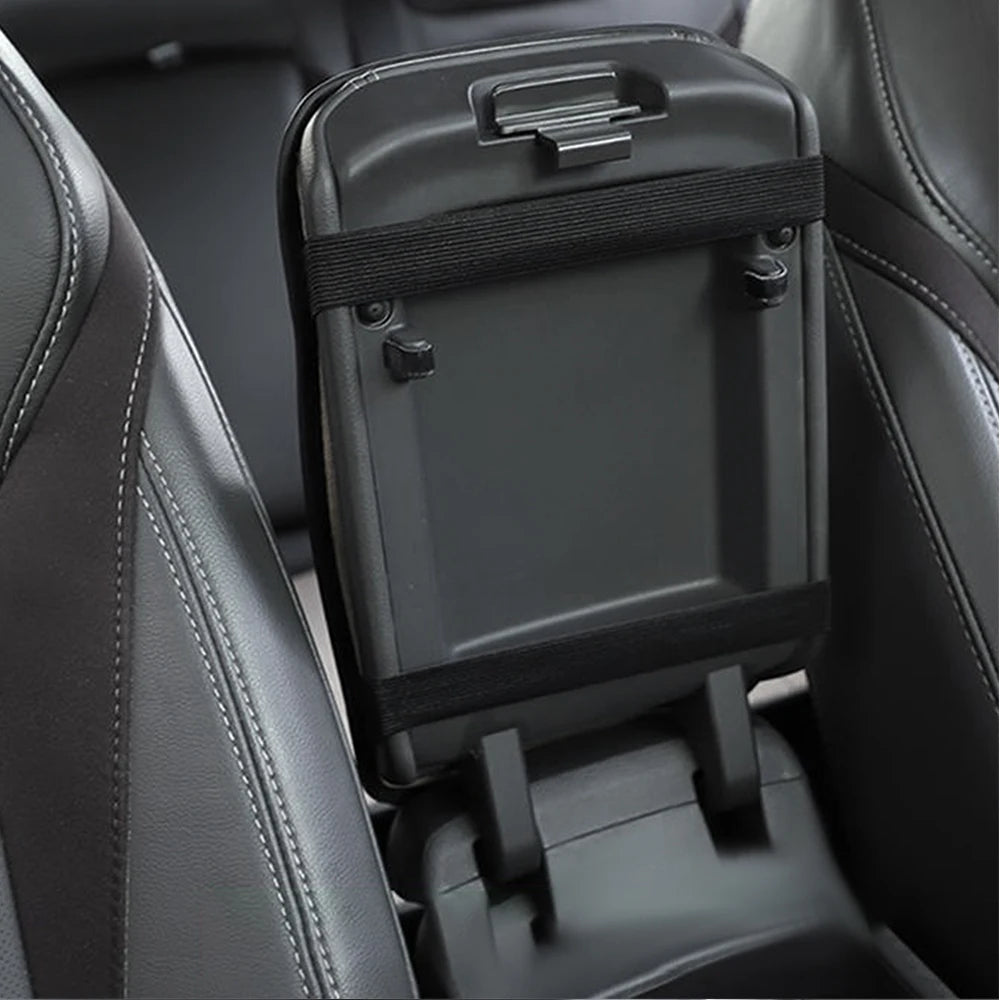 1PC Central Console Hand-held Fur Leather Protection Mat Auto Armrests soft Storage Box Pad For Volvo RDESIGN Auto Accessories