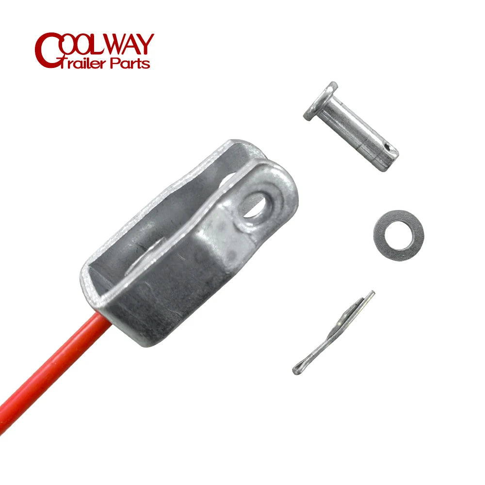 1 Metre Ring Trailer Caravan Brake Away Breakaway Safety Cable Brake