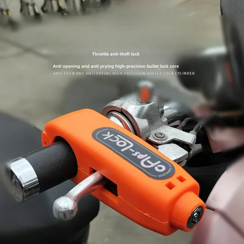 Heavy-Duty Anti-Theft Brake Lever Lock for Bikes, Scooters & Motorcycles - Durable ABS, Easy Carry Design, Brake Rotor Locks