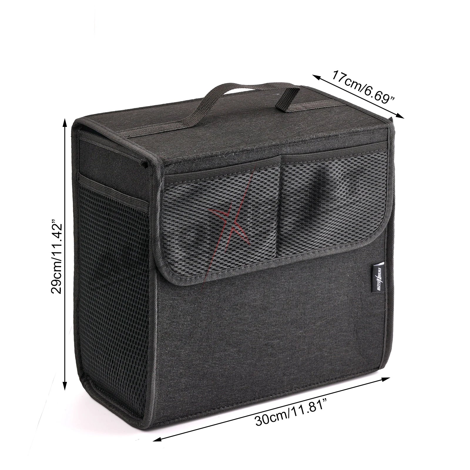 Universal Car Trunk Organizer Auto Boot Organiser Storage Box Bag Portable Felt Tidy Non-slip Tool Bag Foldable Car Accessories