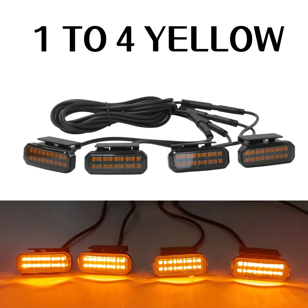 For car pickup truck off-road vehicle 18 LED Front Grille Light Car Daytime Running Light ﻿98% of vehicle models are applicable