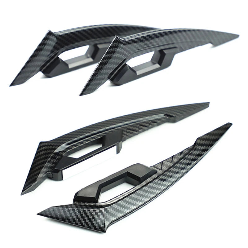 Motorcycle Decoration Accessories with Aerodynamic Winglets, Front Side Spoiler Wing Pair