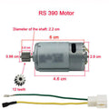 Motors For Kids Electric Car 550 RS390 RS380 12V 6V DL555 24V 10 Teeth 1 Cm Children's Toy Electric Vehicle Motor Replacement