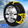 Car Snow Tire Chains Mud Tyre Wheels Thick Anti-Skid Belt For Car/SUV/Truck Portable Easy to Mount Emergency Traction Car