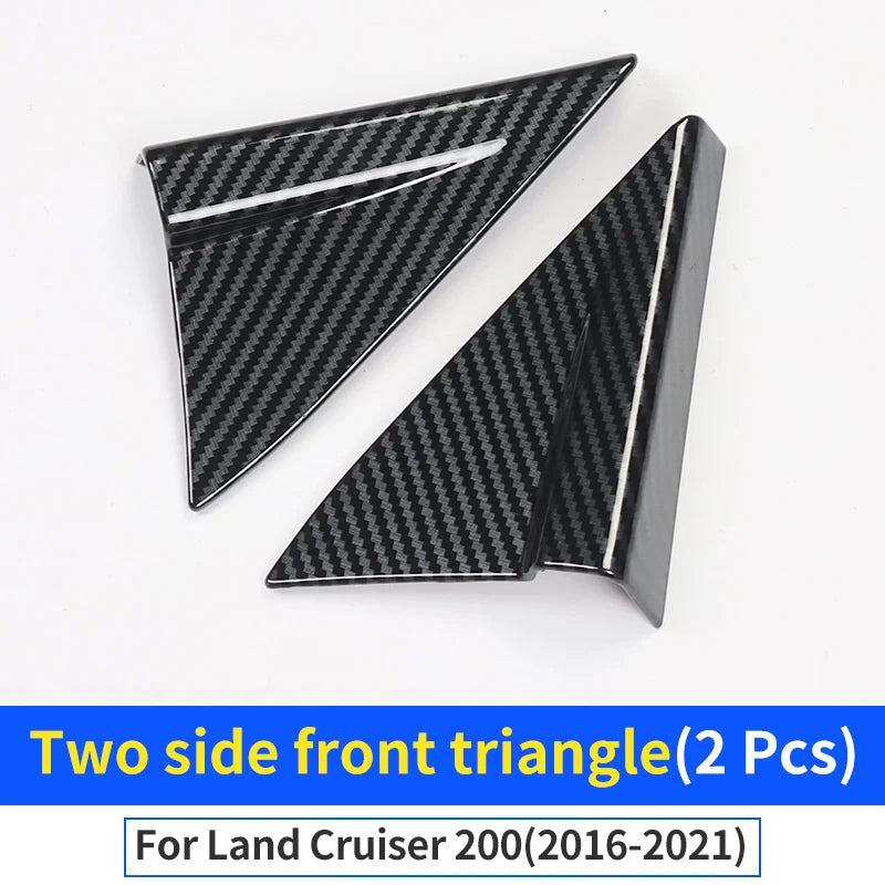 For 2008-2021 Land Cruiser 200 LC200 Interior Design Accessories Upgrade Decorative Car Door Carbon Fiber Texture Handle Panel