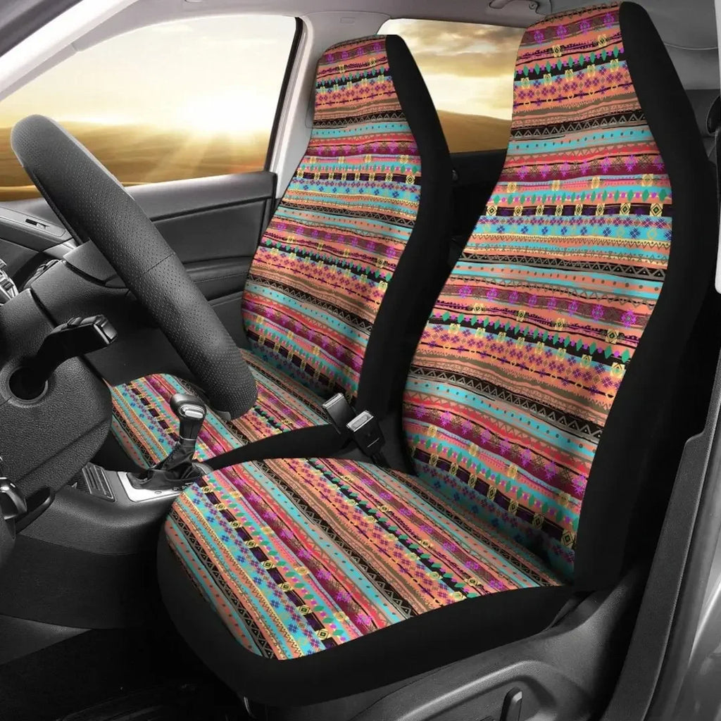 Bohemian Hippie Car Seat Covers Car Seat Accessories Retro Modern Car Decor Vehicle Hippie Van Seat Covers