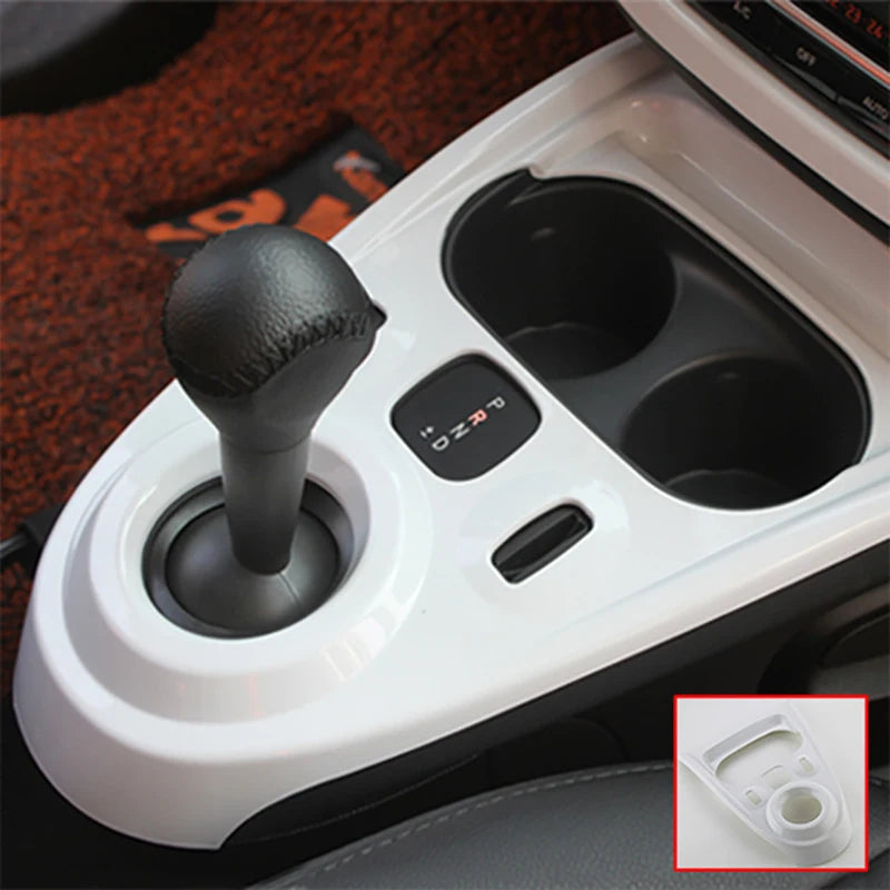 Full Set White Interior Decoration Cover Car Stickers For Smart 453 451 2015-2020 Accessories