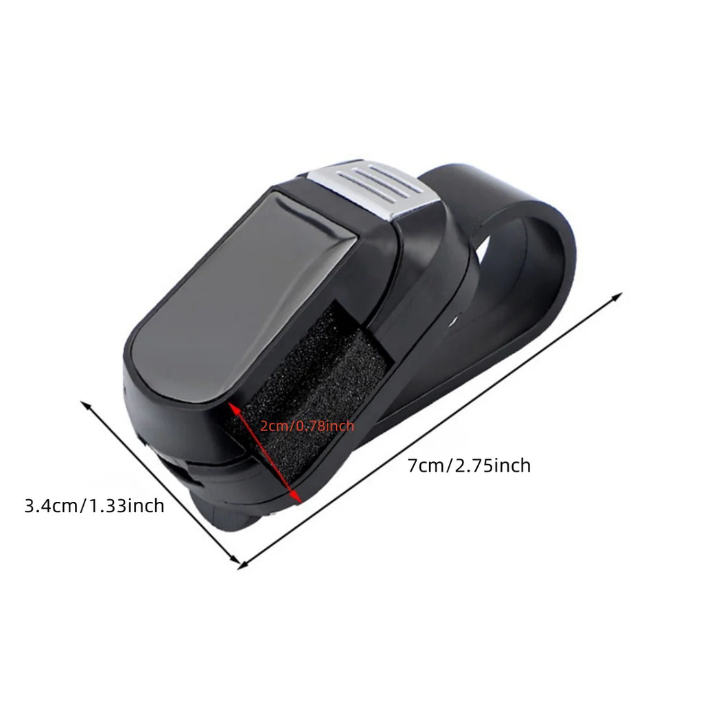 Car Glasses Holder Clip - Durable ABS Resin, Easy Installation for All Vehicle Models, Keeps Fashion Glasses Secure & Visible on
