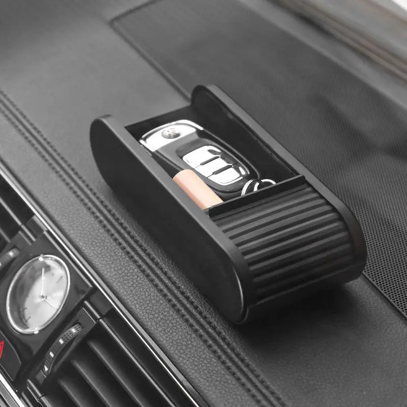Car Center Console Storage Change Storage Box Auto Organizer Storage Case Cell Phone Coin Box Pocket Dashboard Armrest Organizer