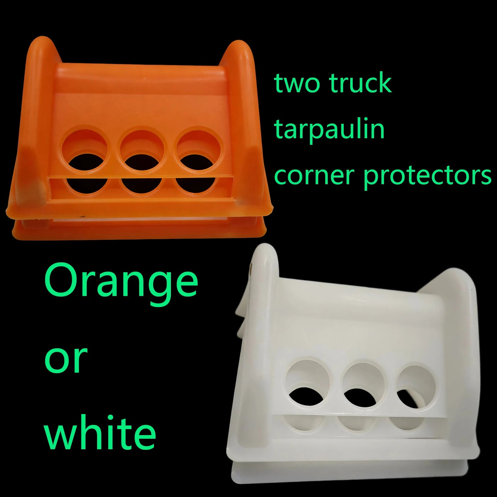Two truck corner protectors with straps, cargo tarpaulin, special vehicle corner protector tensioner, scratch-resistant strap co