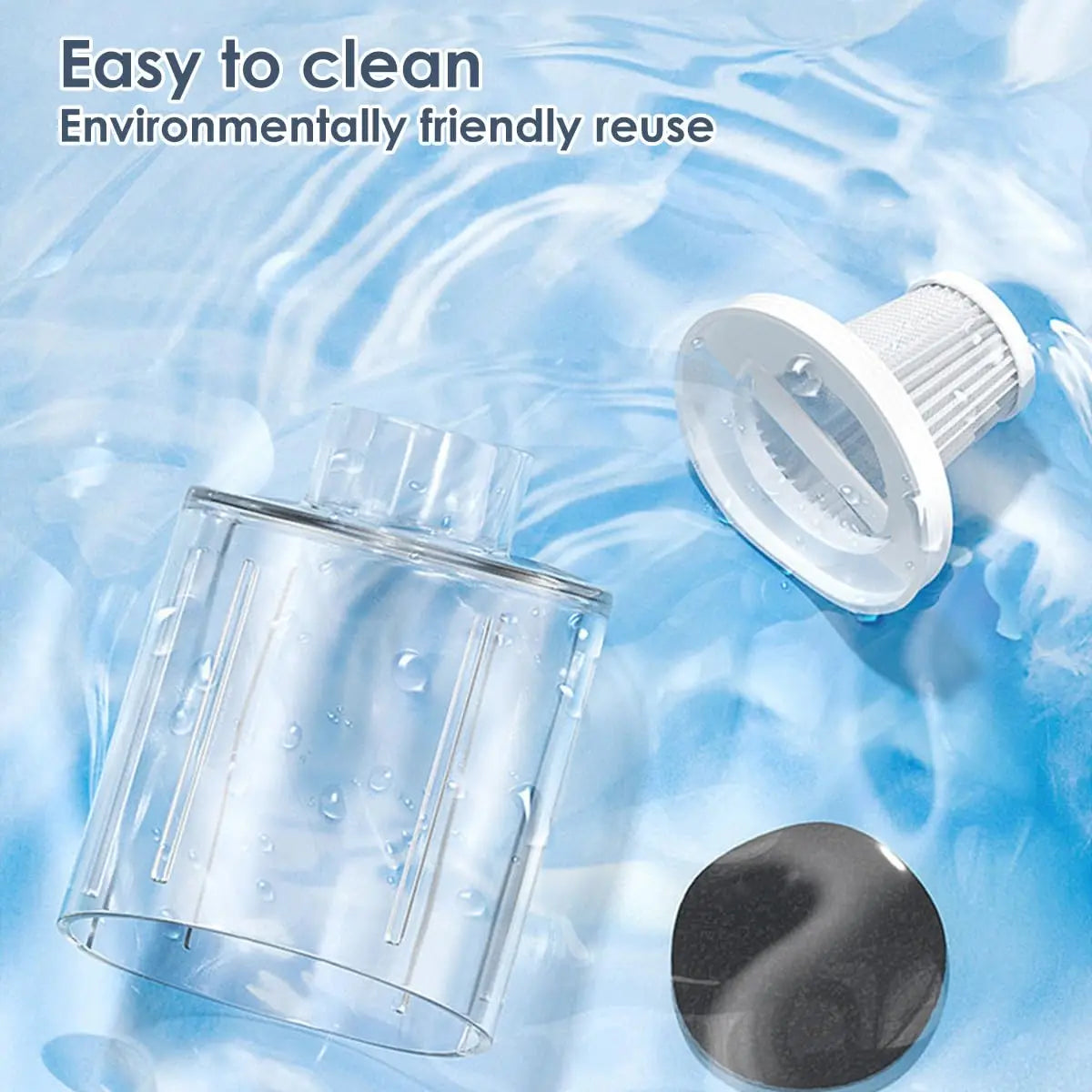 Car Vacuum Cleaner Cordless 120W Rechargeable 10KPA Handheld Vacuum Cleaner Lightweight Hand Vacuum Duster for Car/Pet/Keyboard