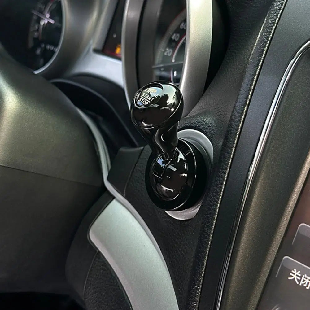  Car One-Touch Start Button with Push-to-Start Rocker Lever Car Accessories Interior Decor Push Rocker One-Touch Start accessor