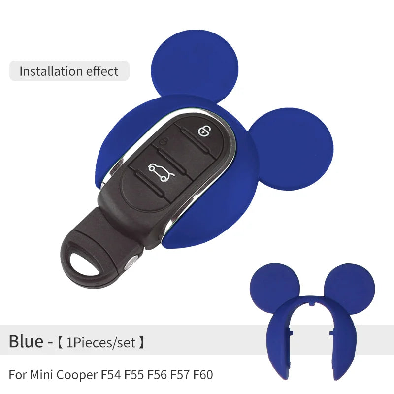 Car Key Case Protector Cover For Mini Cooper S JCW F56 F60 F55 F54 F57 Countryman Clubman Car Styling Key Decorative Accessories