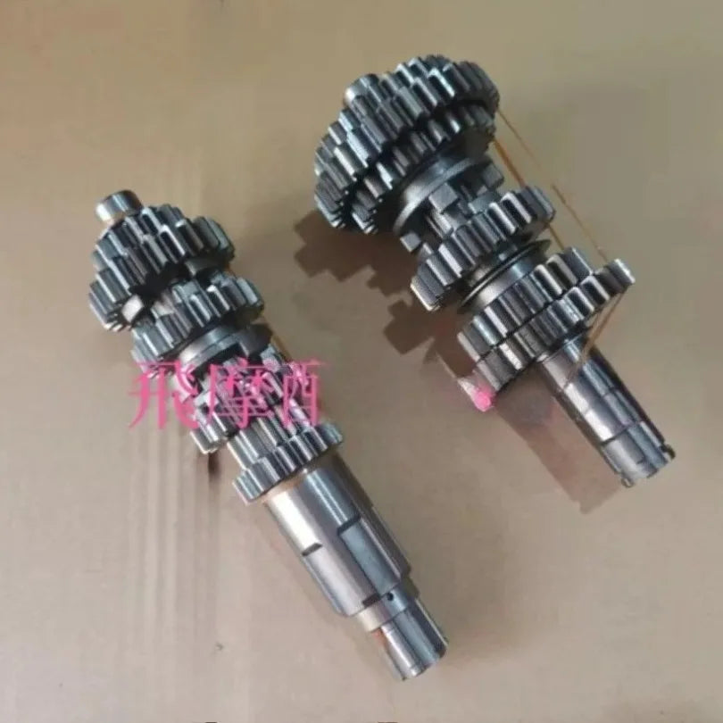 Motorcycle Main Shaft Countershaft Gearbox For QJIANG keeway superlight 200 202 QJ200-2H 200cc engine Sets Of Teeth QJ200 2H