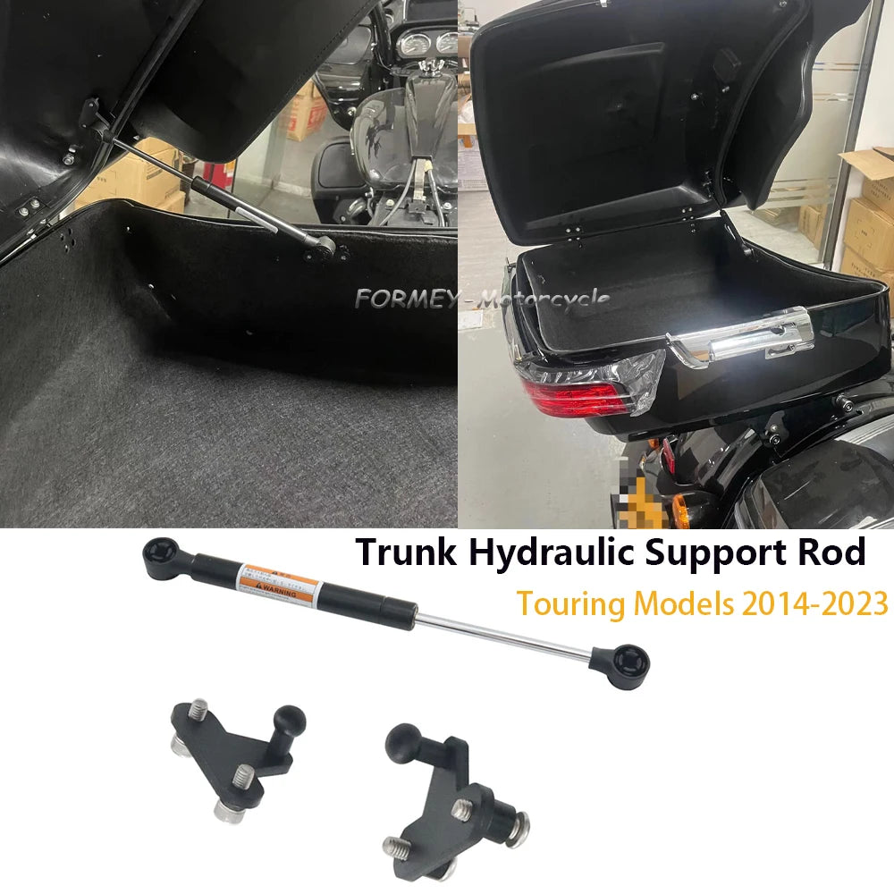 Motorcycle Accessories Pack Trunk Support Rod Hydraulic Rod For Harley Touring Road Glide Road King Street Glide 2014-2023