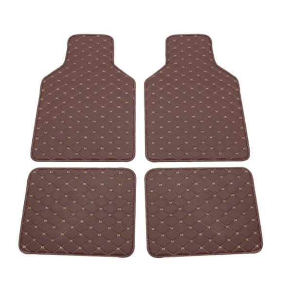 4pcsCar Floor Mats Carpet Floor Mat SetUniversal Fit Car Floor Mats Protection, Auto Front & Rear Carpet Mat for Sedan SUV Truck